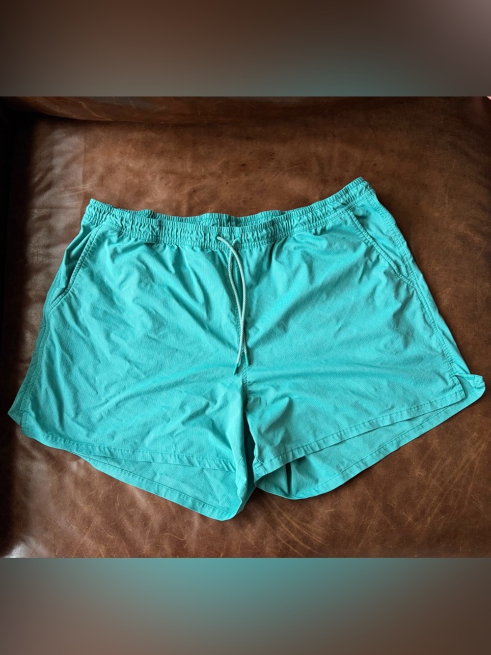 Athleta Teal Marin 5" Board Shorts